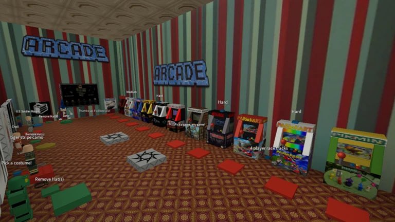 WhatStudiostm's tweet photo. Any time I make retro builds like this I try and remember an old Roblox game that was a bunch of arcade games as obbys and I just found it again

 Game was from 2009 but was still receiving players in like 2015-2016 (when I played it)

actually good 2009 Roblox building ref👀👀👀 https://t.co/cYygf2S3Ad