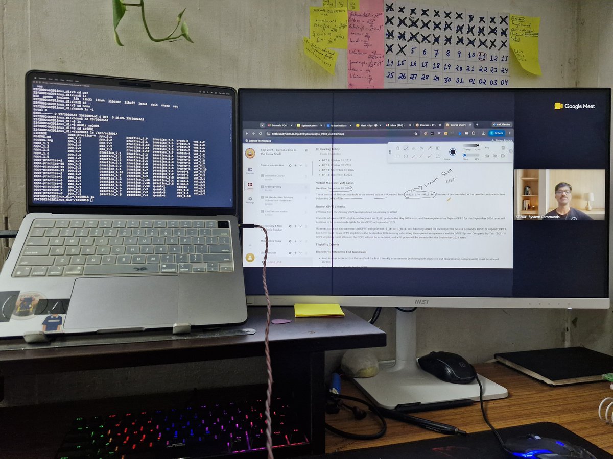 _Nipun_Pandey_'s tweet photo. Day 38 📚

A productive study day:
• DBMS — continued modules &amp; revised key concepts
• System Commands — practiced Linux commands
• DSA — studied time &amp; space complexity
• Completed and submitted multiple practice/assignment questions.

#StudyLog #DBMS #DSA #Linux https://t.co/PGvUxPCHvr