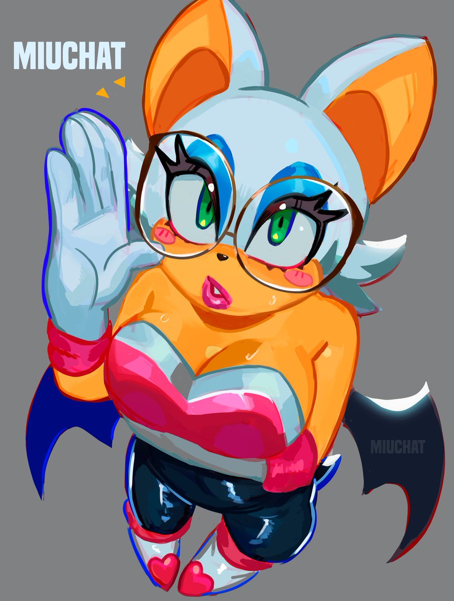 miuchat_cat's tweet photo. 𝐑𝐨𝐮𝐠𝐞 𝐠𝐥𝐚𝐬𝐬𝐞𝐬👓🦇
#rougethebat #sonicfanart #rougethebatfanart ㅤ https://t.co/MqJv3bdj6j