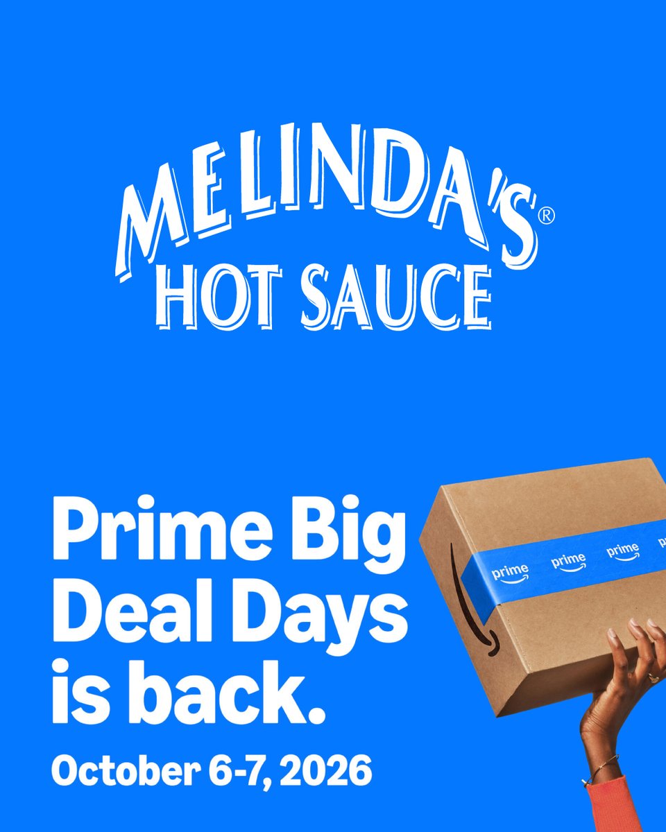 melindasfoods's tweet photo. Prime Big Deal Days is Back October 6-7, Visit our Amazon Store for all the deals and save! 
https://t.co/elUScxfBbh https://t.co/4n6VWhqlcd