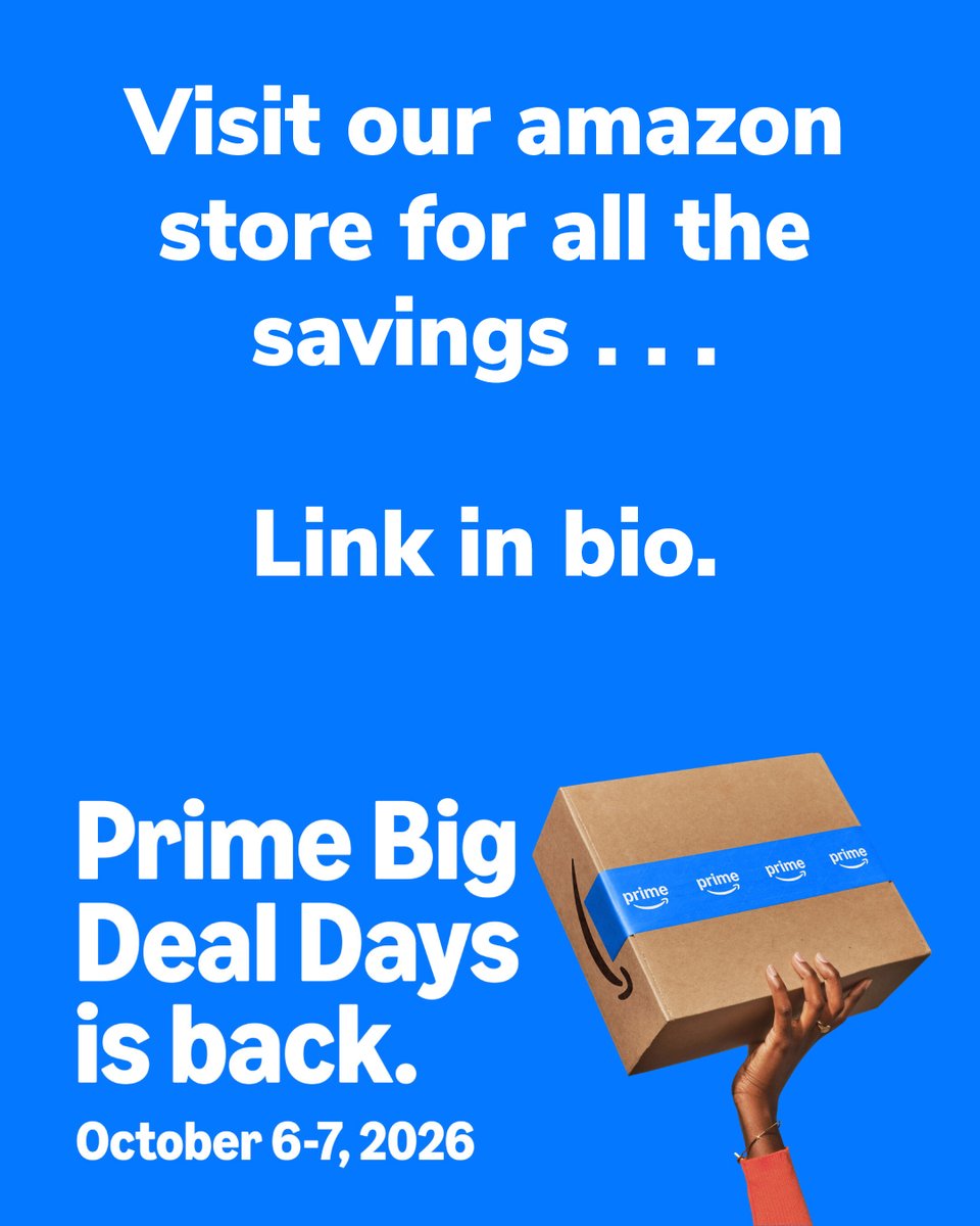 melindasfoods's tweet photo. Prime Big Deal Days is Back October 6-7, Visit our Amazon Store for all the deals and save! 
https://t.co/elUScxfBbh https://t.co/4n6VWhqlcd
