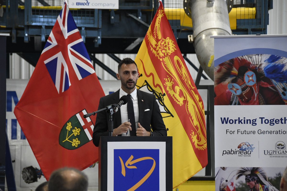 BWXT's tweet photo. Simply stated by @ProdigyCEnergy CEO, “BWXT’s BANR is a best-in-class advanced nuclear technology with a credible pathway to delivering the G7’s first commercially operating Transportable Nuclear Power Plant.” The Indigenous-led project would pair BANR with Prodigy’s transportable platform to deliver 50 MWe of clean, reliable power – supported by the Canadian nuclear expertise and skilled workforce of BWXT Canada and @KINECTRICS. 

https://t.co/kf0Ks9xu2T

#AdvancedNuclear #NuclearEnergy #CanadianNuclear