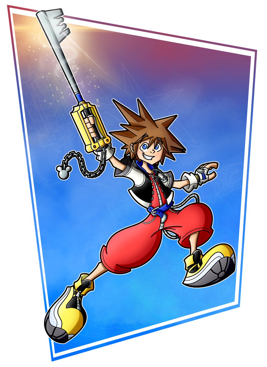 Captain_TDog's tweet photo. “May your heart be your guiding Key” 🗝️

#TDogArt #KingdomHearts #Sora #Keyblade https://t.co/LFZ6kbSa9n