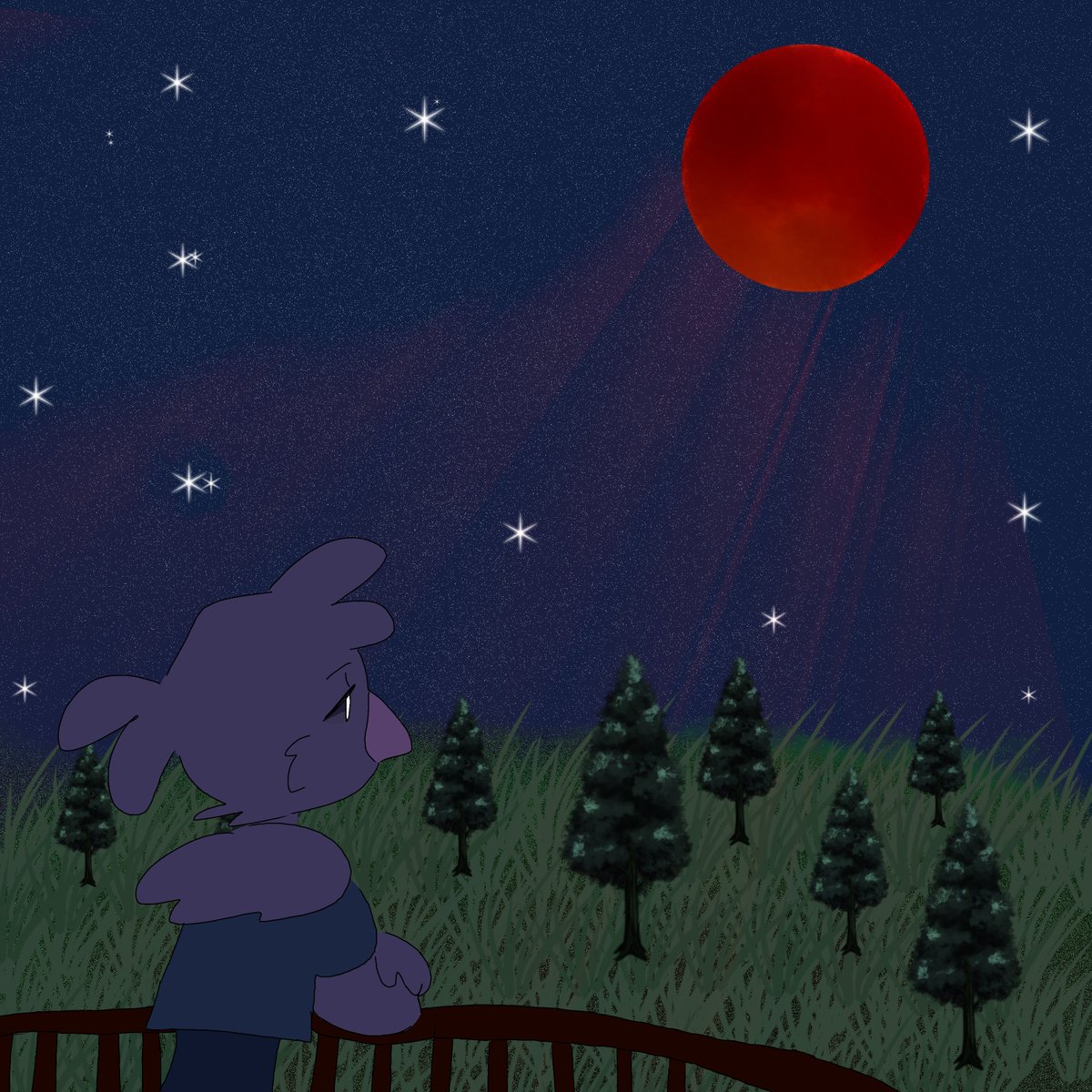 AnomicAnomaly's tweet photo. Day 5 - Blood Moon https://t.co/tb1SzY7Qee