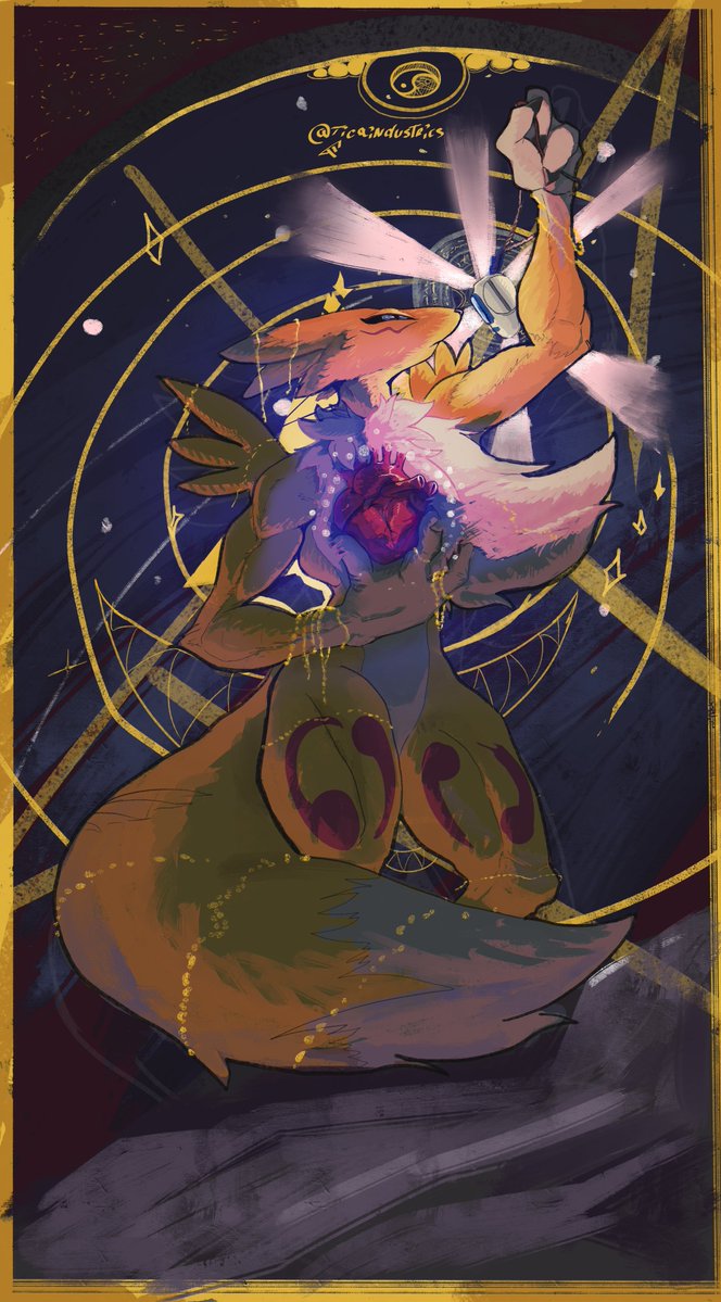 TIC4_'s tweet photo. RENAMON
AND I'LL KEEP DRAWING RENAMONS UNTIL THEY ANNOUNCE "DIGIMON TAMERS 2."
People have asked me, "Don't you get bored drawing the same character over and over?"
Here's my answer 
#Digimon https://t.co/Xj9qvPASiB