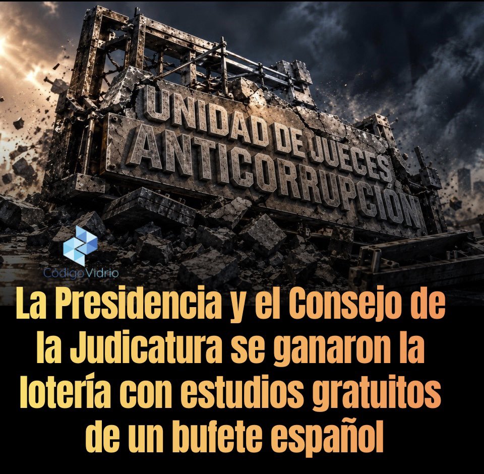 CodigoVidrioEc's tweet photo. La Presidencia de la República y el Consejo de la Judicatura encontraron un aliado incondicional en el bufete español Cremades & Calvo-Sotelo. Sus abogados hicieron estudios gratuitos y vinieron a Ecuador sin cobrar un centavo. El último fue la evaluación de la extinta Unidad de Jueces Anticorrupción.
https://t.co/8NFKUGrxcl