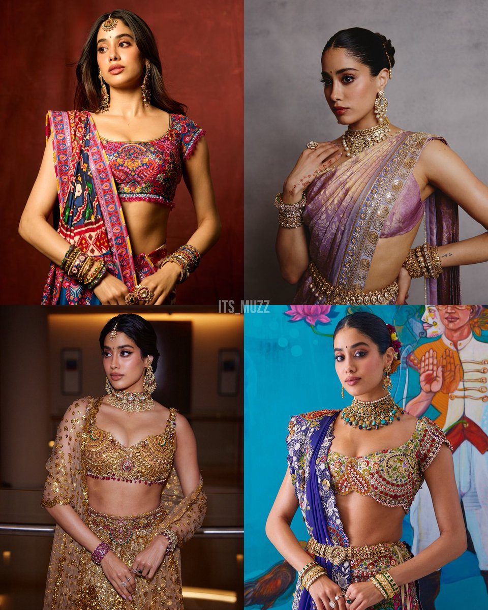 muzzverse's tweet photo. indian maximalism ft. janhvi kapoor https://t.co/908aaXeddx