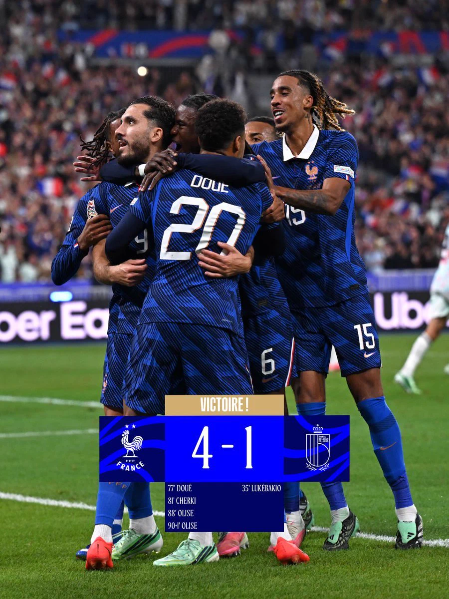 France 4-1 Belgium | Nations League