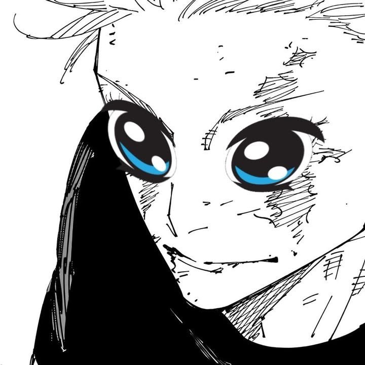 starlessatoru's tweet photo. it always makes me laugh when they put the healing eyes on gojo because he has them naturally https://t.co/IYNfPIQhlR