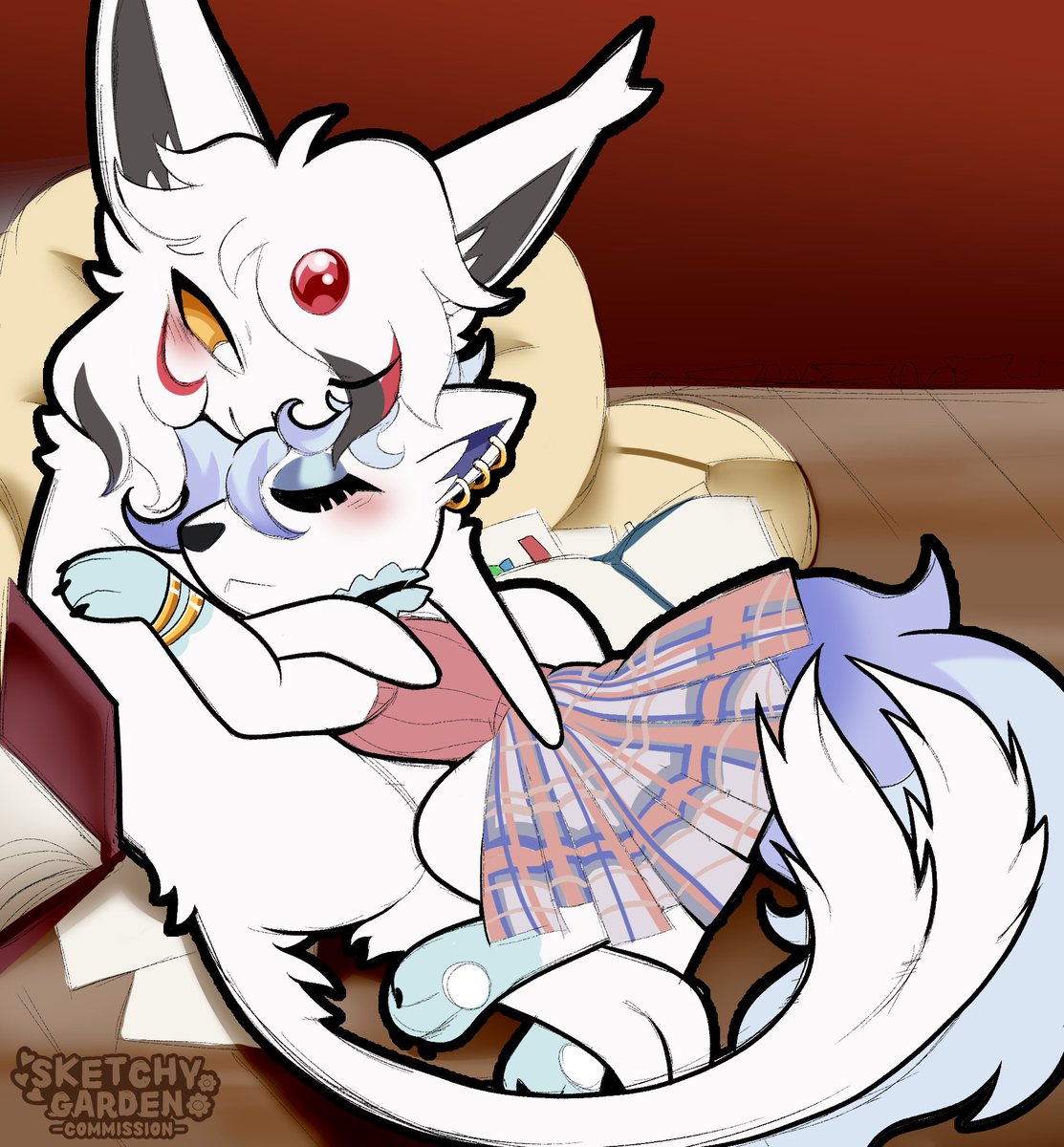 SketchyGarden's tweet photo. Study shmudy, it's been a long day and this 'Pix needs a rest on a fluffy chest! https://t.co/Kf334goSWq