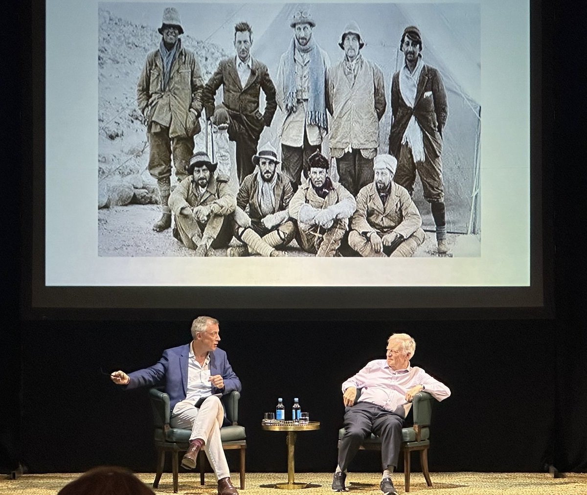 tnewtondunn's tweet photo. I’m so sad to hear that Jeffrey Archer has died. A brilliant, generous and kind human being. 

When he heard I’d also written a book about our mutual hero years after his, he bought me lunch and offered me any help he could for mine (including below’s joint talk).

What perhaps less people knew is just how hard he worked. When I admitted I’d only written two drafts of my book, he told me “that’s the problem with you bloody journalists”. For each book he wrote, he did 14 drafts. And he pumped out 42 best sellers like that. RIP in novelists’ heaven Jeffrey.