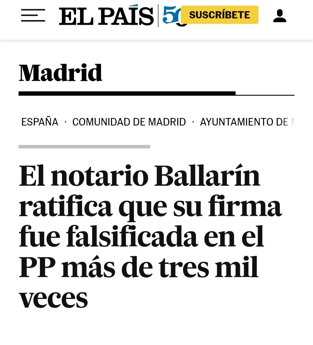 pebarrero's tweet photo. Ayuso agita el fantasma del pucherazo. ¿Olvida los casos que salpicaron al PP? Madrid: 3000 firmas falsificadas. Salamanca: denuncias de fraude postal. Almería: investigación por presunta compra de votos.

 ¡Menos cinismo y más respeto a la democracia! https://t.co/D8vjnqZllv