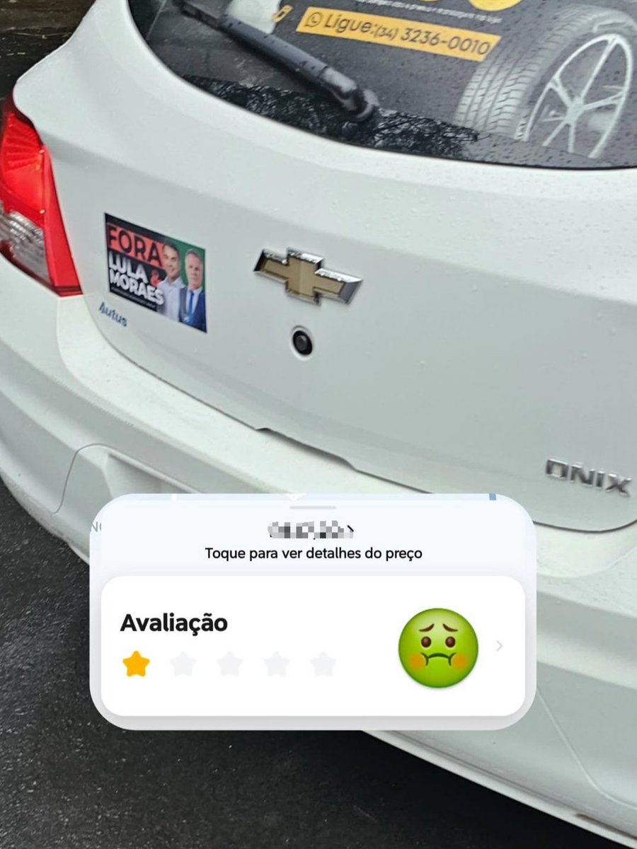 areunasty's tweet photo. Já comecei meus trabalhos dando uma estrela pra Uber. Isso é tudo culpa do Lula que criou o MEI agora esses imbecis se acham empresários. https://t.co/lpbQQdllFt