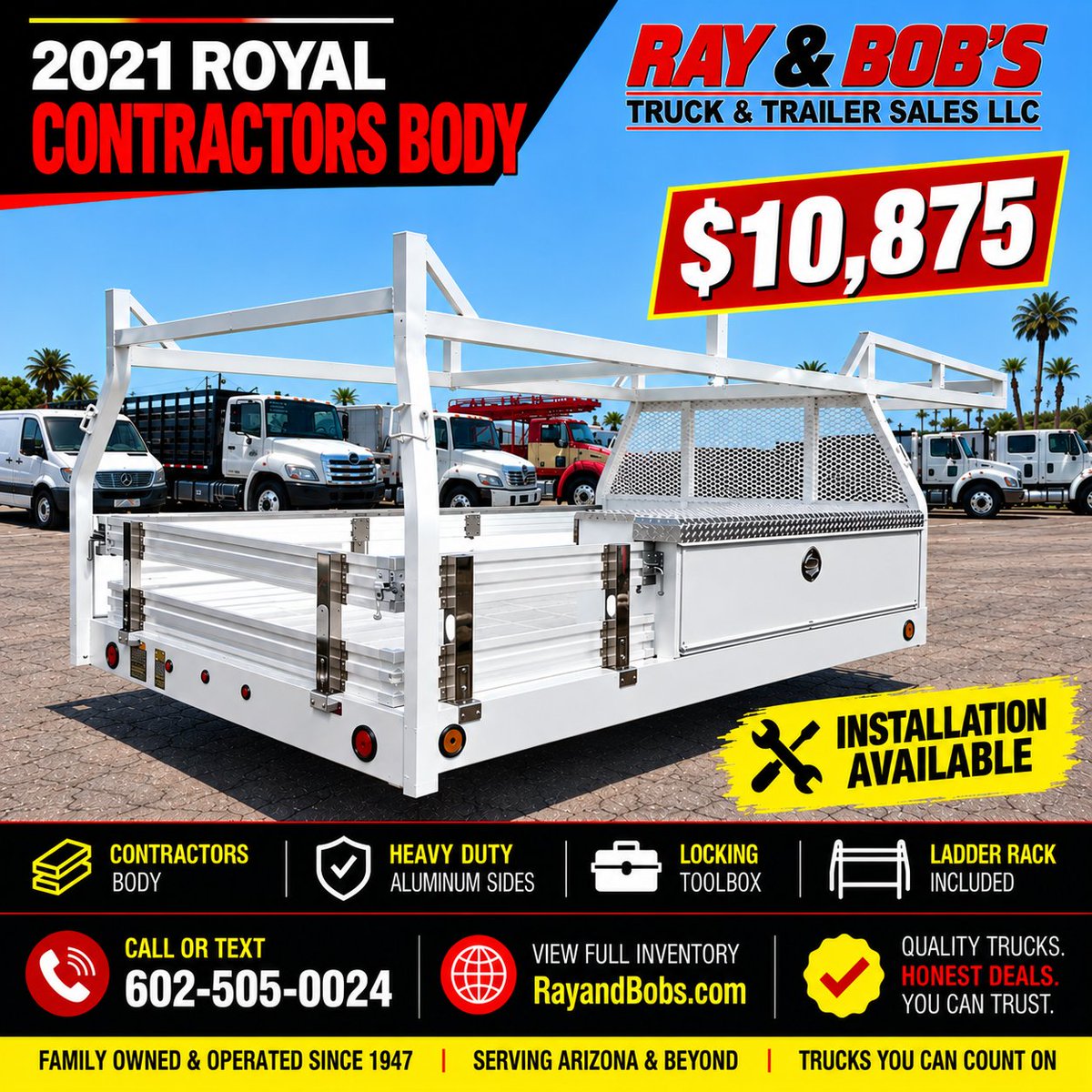 RayandBobsTruc1's tweet photo. #WorkTrucks
#TruckSales
#TruckDealer
#UsedTruckDealer
#CommercialTruckSales
#CommercialTruckConsignment
#TruckConsignment #PhoenixTrucks #OwnerOperator https://t.co/pglXDAT7aA