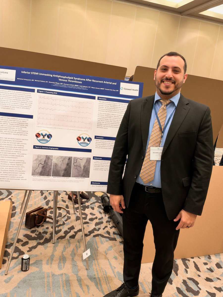 DBCardsFellows's tweet photo. Our fellows brought the science to Traverse City 🫀 Proud of the Corewell Health Dearborn crew at #ACCMichigan 2026!
#CardioTwitter #CardioX #FITs #CardiologyFellowship #HFpEF #STEMI #MedEd #CorewellHealth https://t.co/nm9GmkKClf