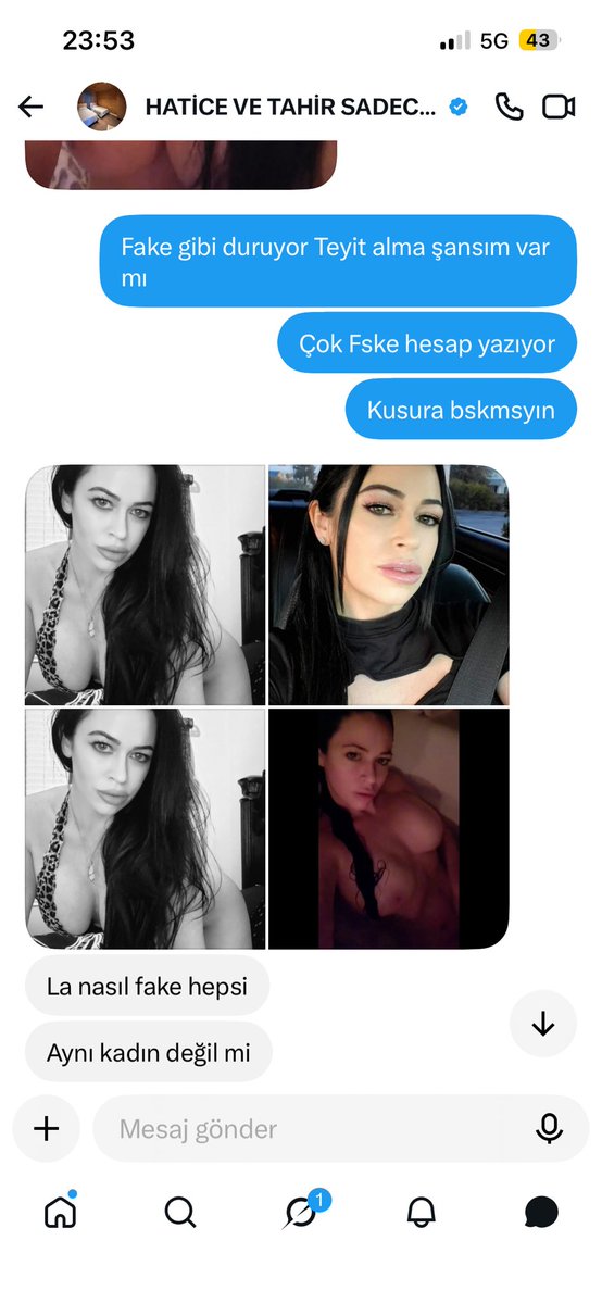 Semra1yr3's tweet photo. Sonra niye teyit istiyorsun oluyor Fske hesap https://t.co/0DWEmU8ygH