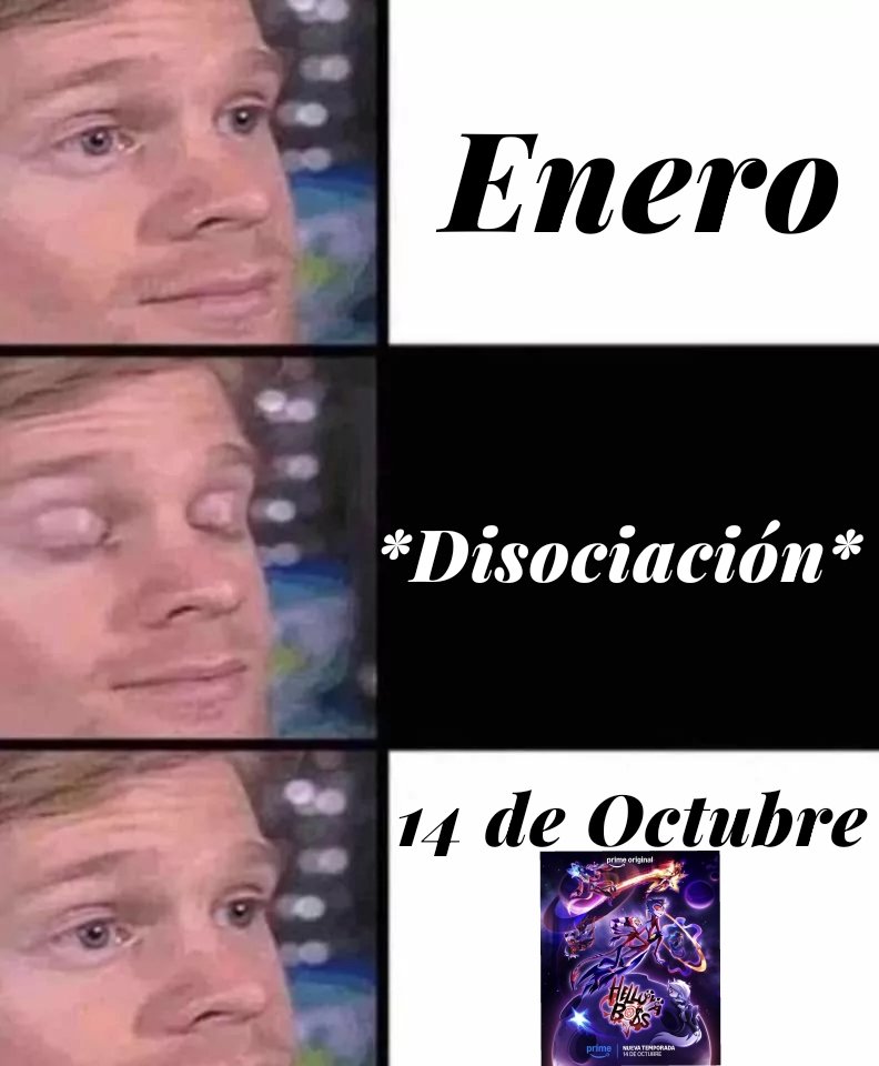 OoCHellaverse's tweet photo. Y ahora qué faltan tan solo 9 días demuestra lo rápido qué pasa el tiempo 🥲 (por fin hice mí meme) #HelluvaBoss‌ 

-🦄 https://t.co/QEFxARTEw0
