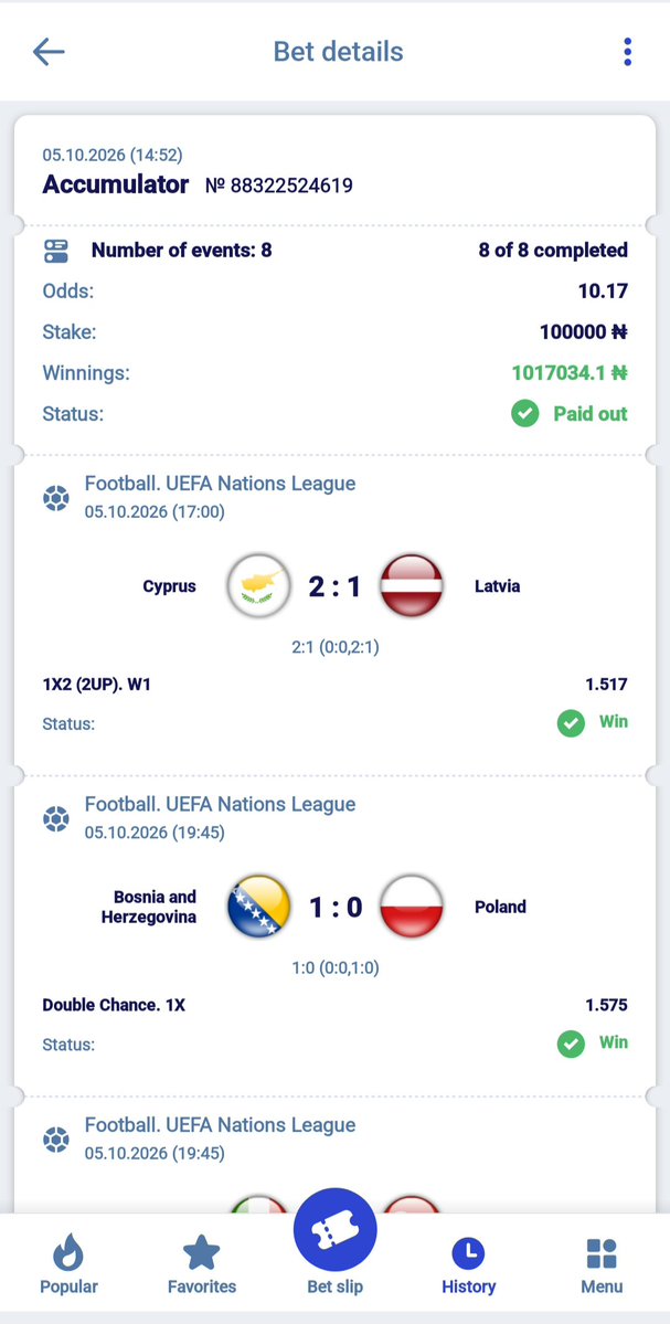 Emilyly01's tweet photo. 11 &amp; 5 ODDS EDIT BOOM ON PARIPESA!✅💥🍏🎊💶✈️🥂Back 2 Back 

Congrats to all winners💵💥🍻

Register Here 👇👇👇
https://t.co/n13TsrvfOy

✅Use promo code MILYPESA

@BoomQueen_  @ShegunFunmiTips @suretips_x @bettinghubgames @ms__finest https://t.co/6M2LNRhYtS