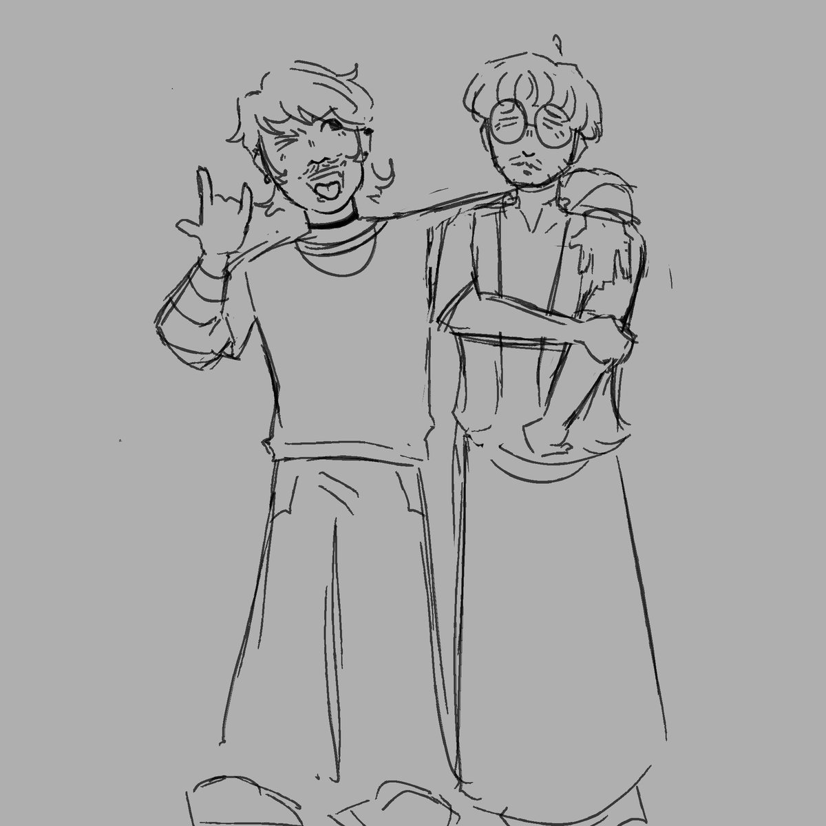 Spenceyyyyay's tweet photo. Lowkey my first ever bowcrary drawing woah
Just love the way the characters look https://t.co/S1RVbIyID7