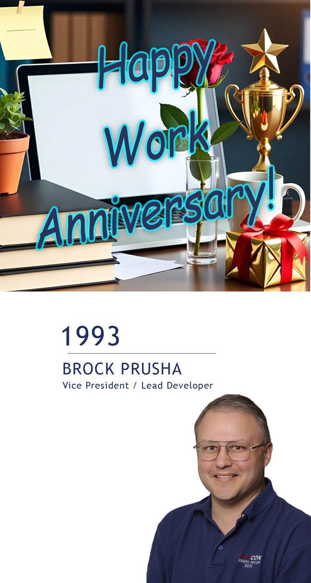 MAPCONtech's tweet photo. How many years? Awesome! Happy work anniversary! https://t.co/EyDzZQUsAM