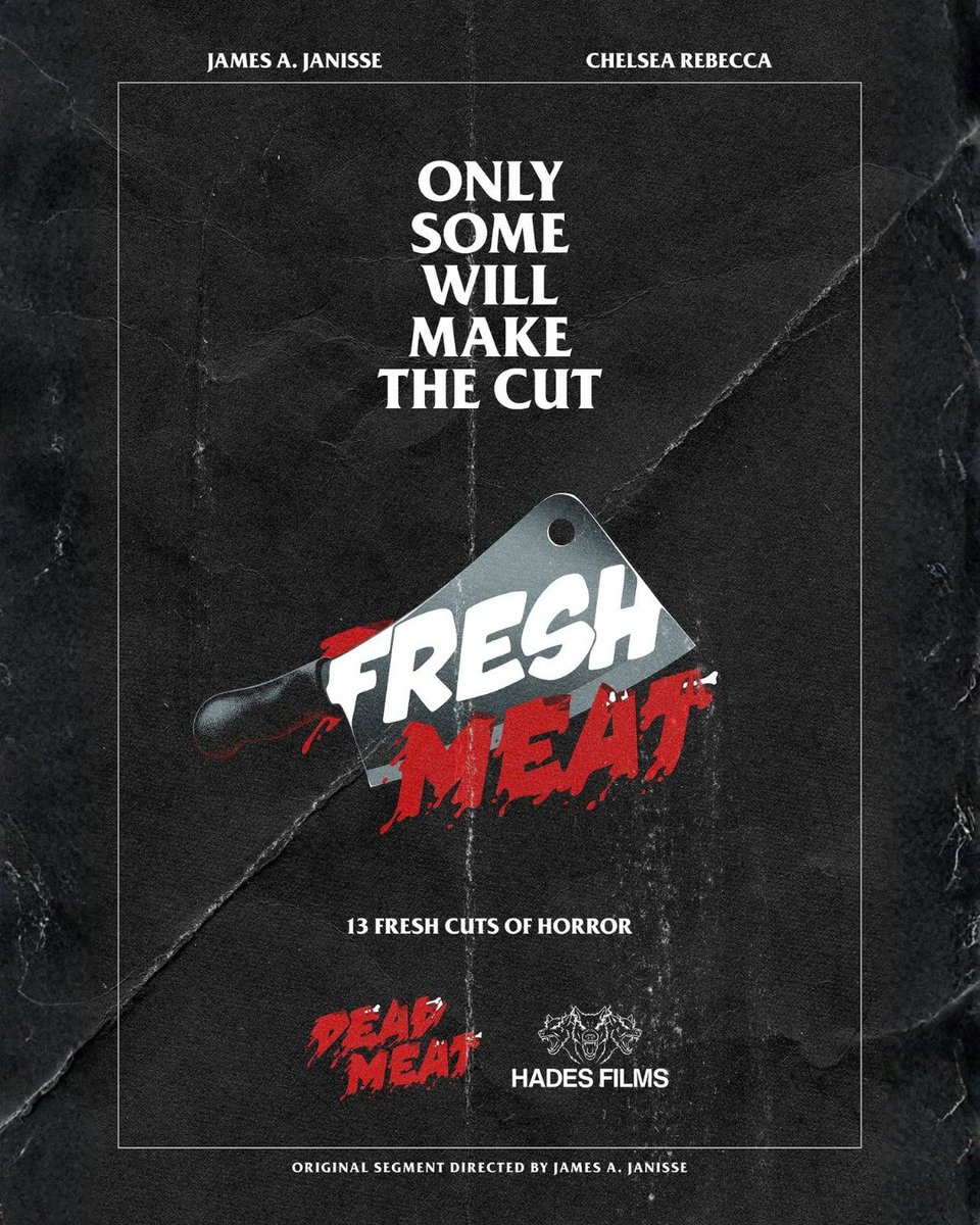 mjrtheatres's tweet photo. 🔪🥩 ONLY SOME WILL MAKE THE CUT.
13 fresh nightmares are being served up in FRESH MEAT, presented by Dead Meat. But something is still hungry for more… 👀
🎬 Premieres at MJR Theatres October 12.
🎟️ Get tickets: https://t.co/0ccrU5tZIg
#FreshMeat #DeadMeat #MJRTheatres https://t.co/TIfCfXzPry