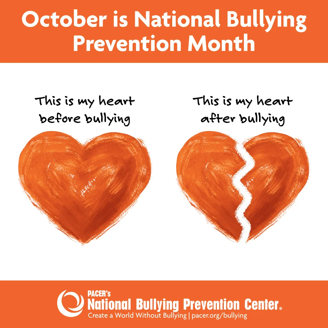 bps271's tweet photo. Bullying Prevention Month is a month-long event to prevent childhood bullying and promote kindness, acceptance, and inclusion. Everyone’s actions matter. We all have a role to play in bullying prevention. https://t.co/OoMDqIrLZj