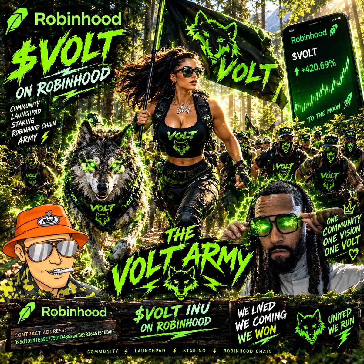 Crissycryptofox's tweet photo. ⚡️ $VOLT ON ROBINHOOD ⚡️

We LIVED through the storms.
We CAME back stronger.
Now we WIN together. 🐺⚡️

The community is here. The army is united.
The movement isn’t over — it’s just getting started.

🔥 WE LIVED.
⚡ WE’RE COMING.
🏆 WE WILL WIN.

$VOLT — UNITED WE RUN. 🚀🐺 https://t.co/3D2gBDG8ZQ