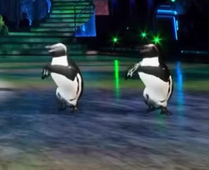 joshthehousee's tweet photo. why are pauline and harry dressed in matching clothes like the cgi penguins from strictly 😭😭😭😭😭
#BBUK https://t.co/NKOZUcZh8G