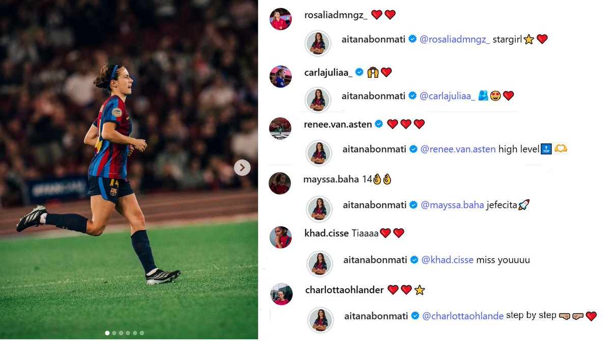 MasterVirgo23's tweet photo. Aunty Aitana responding to the kids in her comments. 🥰 https://t.co/PczytUE3FC