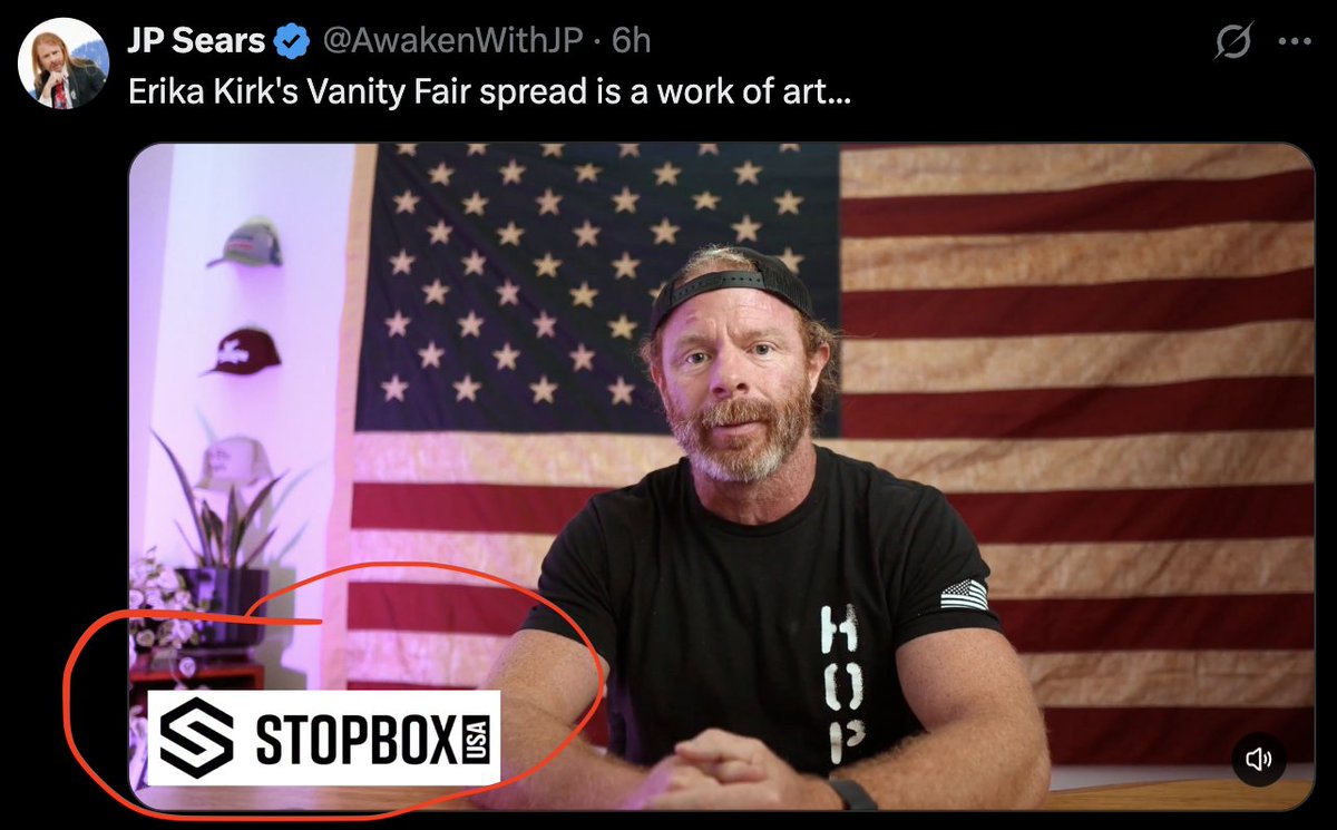JoelWBerry's tweet photo. Hey @StopBoxUSA, why on Earth are you sponsoring this demonic attack on Charlie Kirk's widow?? 

As a gun-owning veteran who is passionate about the 2A and was preparing to order some of your products just this week, this is disappointing.

For the 2A to endure, we have to remain a self-governing people. That means having the moral fortitude as American citizens to draw our own lines in the sand.

Please consider the corrosive effect your sponsorships might have on our great American culture, which in turn corrodes our freedoms, including the 2A.