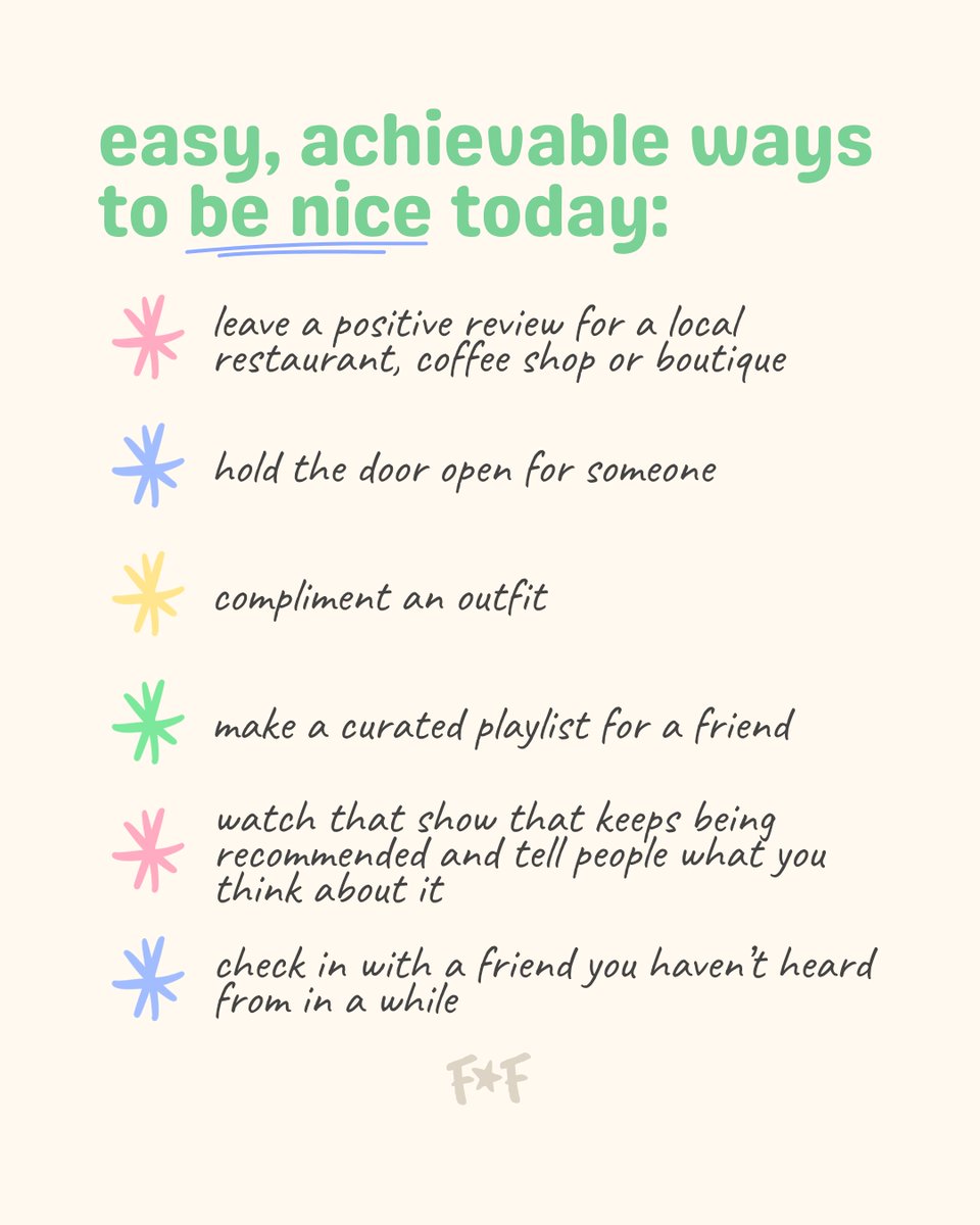 FansofFansCo's tweet photo. did you know it's #DoSomethingNiceDay? let us know what small things you've done to be extra nice today 😊💖 https://t.co/k1lZt73oEC