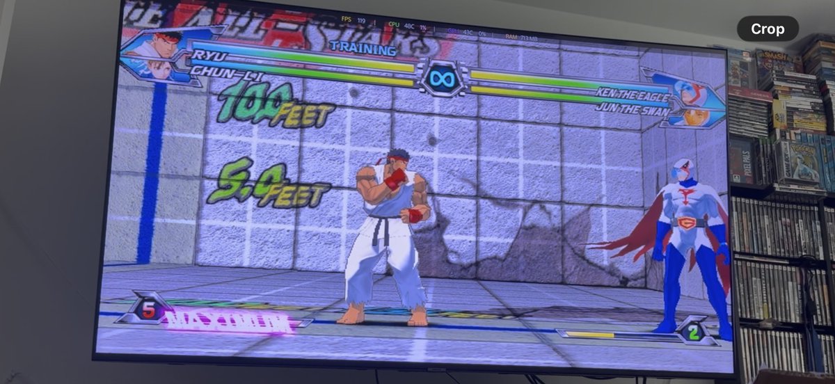 Truegam3r's tweet photo. Tatsunoko vs Capcom Ultimate Allstars running on PS5
FW 12.02
No upscale.
Got it working before I had to leave for work, but I’ll test it more when I get home. Some minor hiccups due to animations loading but once loaded into Memory, plays beautifully.
#hacktheplanet https://t.co/rIa49bjrTo