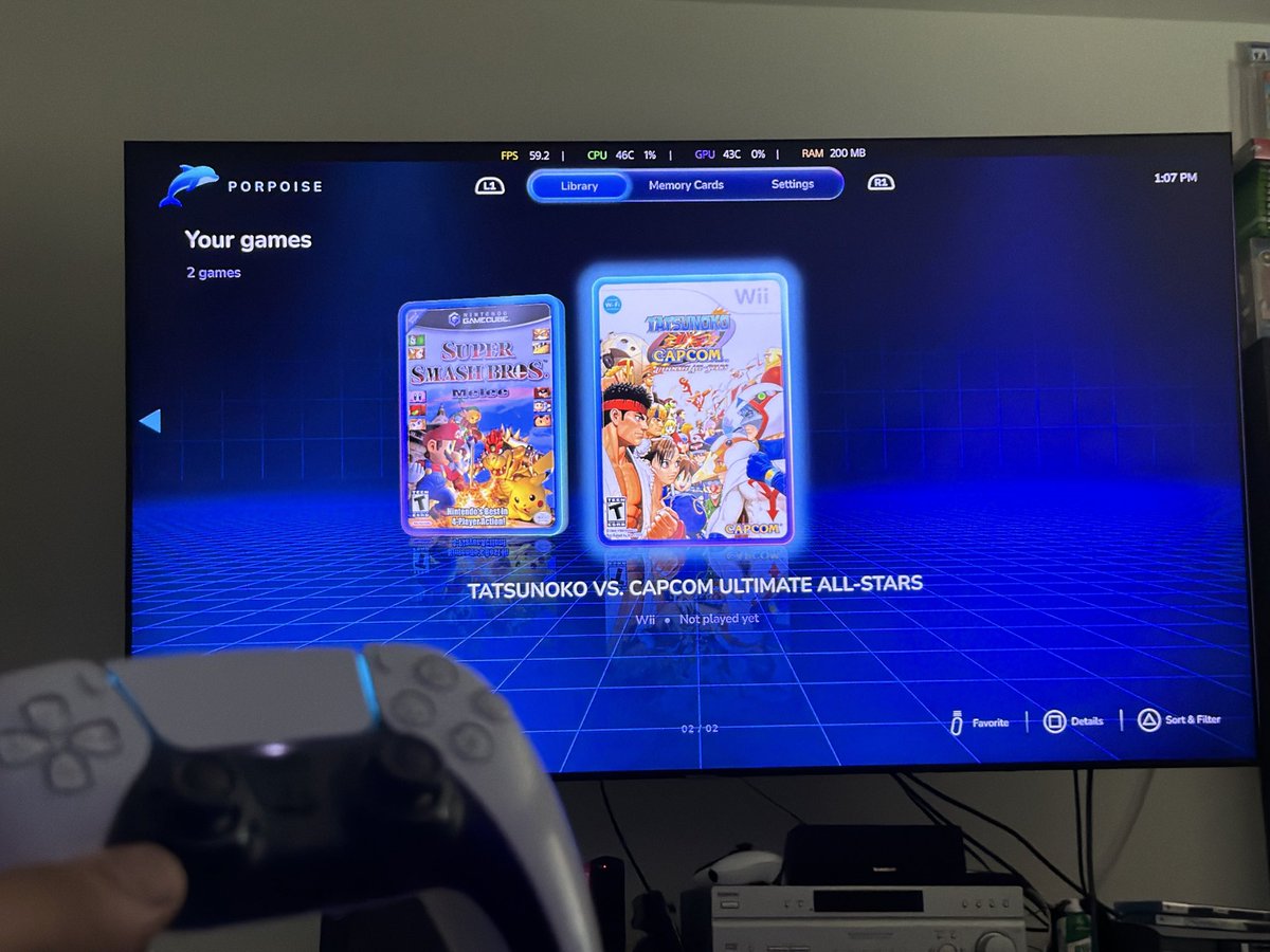 Truegam3r's tweet photo. Tatsunoko vs Capcom Ultimate Allstars running on PS5
FW 12.02
No upscale.
Got it working before I had to leave for work, but I’ll test it more when I get home. Some minor hiccups due to animations loading but once loaded into Memory, plays beautifully.
#hacktheplanet https://t.co/rIa49bjrTo