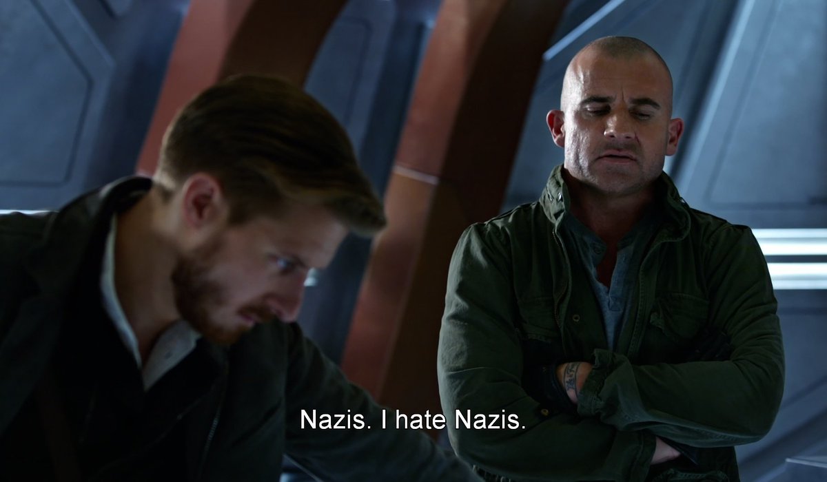 ooclotomorrow's tweet photo. legends of tomorrow out of context https://t.co/ZJdhOC6T2o