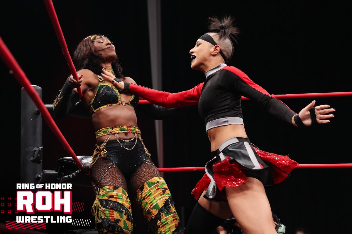 ringofhonor's tweet photo. .@amisylle is in action NOW ahead of tomorrow’s AEW Women’s World Title match at #AEWGrandSlam France, but @Janai_Kai is looking to spoil the momentum!
Watch this special YouTube episode of ROH TV
📺 https://t.co/Ft3wSKGZNz https://t.co/XIauB9bJtp