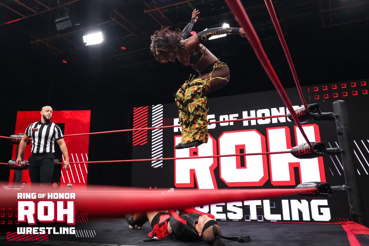 ringofhonor's tweet photo. .@amisylle is in action NOW ahead of tomorrow’s AEW Women’s World Title match at #AEWGrandSlam France, but @Janai_Kai is looking to spoil the momentum!
Watch this special YouTube episode of ROH TV
📺 https://t.co/Ft3wSKGZNz https://t.co/XIauB9bJtp