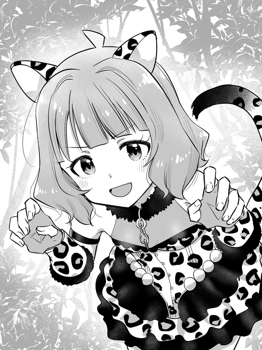 matchakingyo's tweet photo. 🏖️が周防桃子のがおがお・レオパード（耳としっぽ）を描くそうですよ！

#ミリシタ何描く #shindanmaker
https://t.co/b7nONHudbk
着ぐるみじゃない仕事だぞ！ https://t.co/v8l1OlOcnx