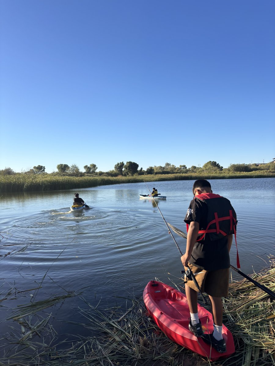 HispanicAccess's tweet photo. Last Saturday, PLC network member Helia brought her community together for an educational day full of fishing and birdwatching. Alongside the Quechan Tribe &amp; the CA Dept. of Fish &amp; Wildlife, we gathered to learn the importance of protecting Kw’tsan’s sacred waters &amp; landscapes. https://t.co/AQVjBcIVnf