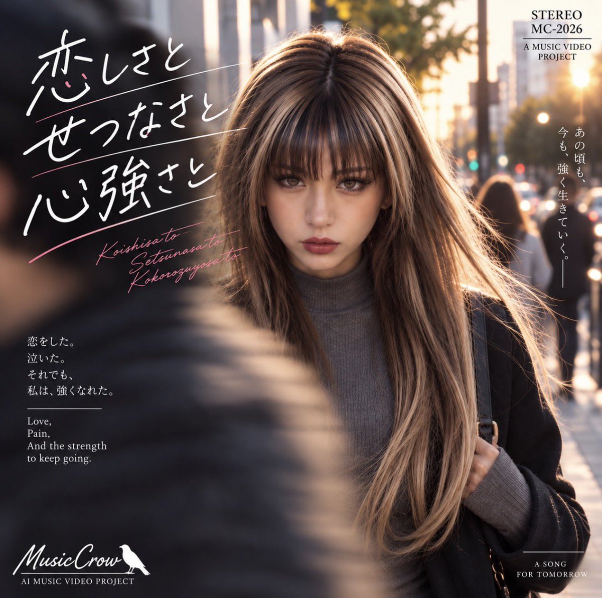 MusicCrow_5's tweet photo. 篠原涼子『恋しさと せつなさと 心強さと』

涙は見せない。
ただ、あなたを見つめていたい。
MusicCrow AI Music Video。

▼YouTube Shorts
https://t.co/jDbq9mFkS8

#篠原涼子
#恋しさとせつなさと心強さと
#昭和風ジャケット
#MusicCrow
#AIMV
#JPOP https://t.co/YyP91xTgQC