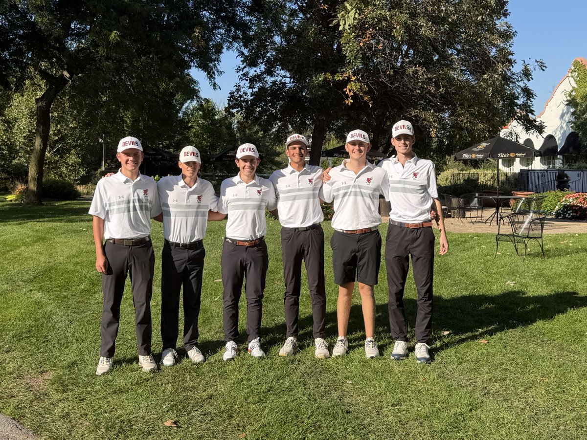 RedDevilsAD's tweet photo. Great job by the boys golfers by finishing 2nd at the sectional tournament. The boys advance to the state championships this weekend. https://t.co/pId3QRTcwQ
