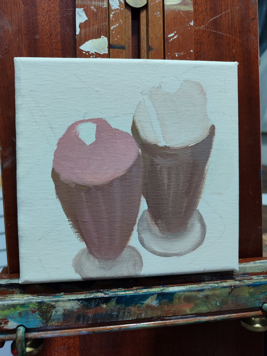 artistamd's tweet photo. ODEIO a fase feia das pinturas, dá vontade de desistir toda vez https://t.co/TWTGewf0Dq