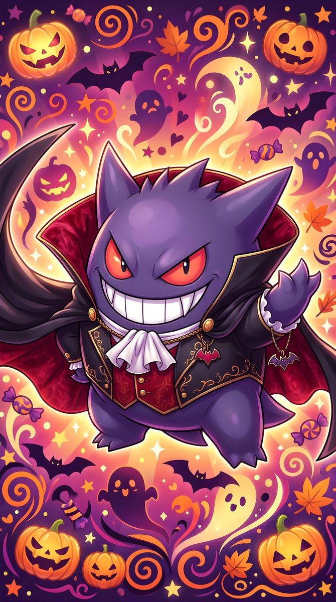 Elliza_19's tweet photo. The Pokémon are ready for Halloween! 🎃👻 https://t.co/KBAuM6Agml