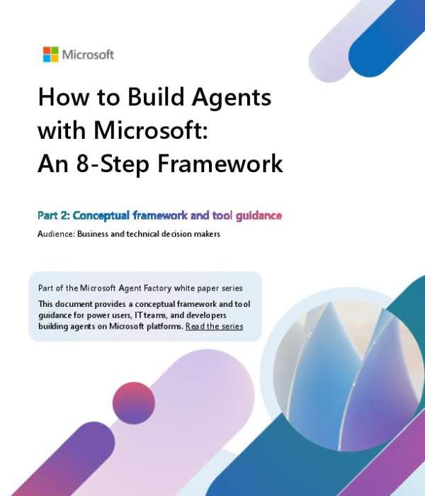 noverus's tweet photo. Building AI agents? Start with a proven path. Get Microsoft's practical 8-step framework for defining, building, testing, and governing agents. Message us for your complimentary copy and expert guidance. @msftcopilot, @Microsoft365 https://t.co/OFRVATgvfY
