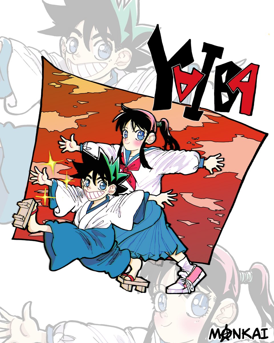 RedMonkai's tweet photo. Kenyū Densetsu Yaiba https://t.co/WRPwYQdKh9