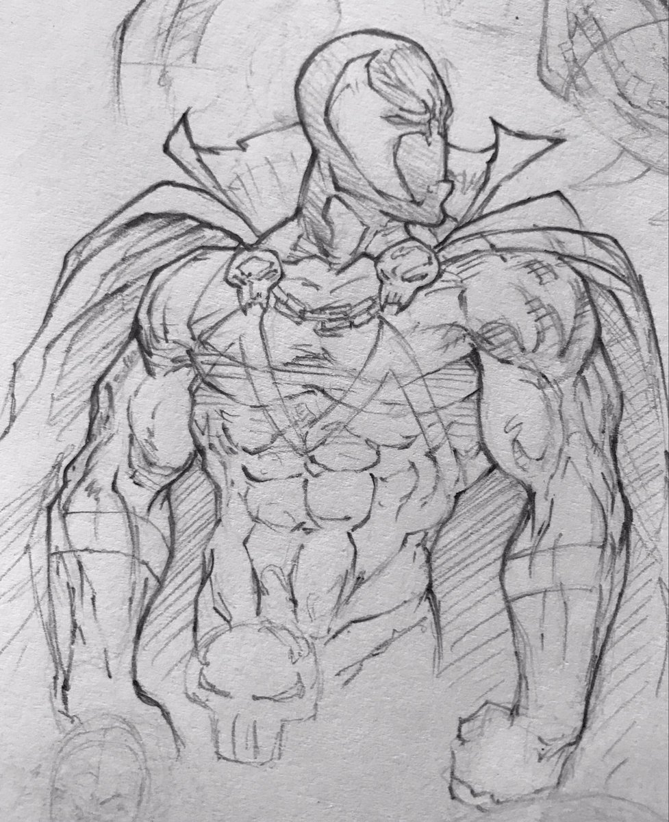 CalebCo13's tweet photo. SPAWN- pencils https://t.co/c1I4Uzqvr5