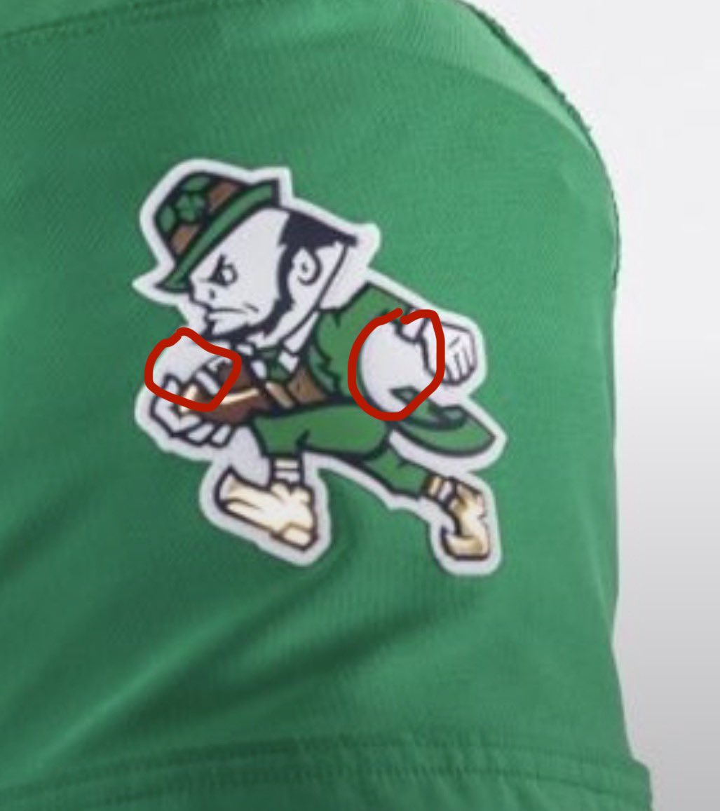 SoSantillo's tweet photo. @CFBGuy999 Minor details, but I don’t like how they didn’t clean up the border like the logo is typically depicted. It looks like they put on a kid’s sticker - could’ve been richer looking. https://t.co/g9QbsHDS8k