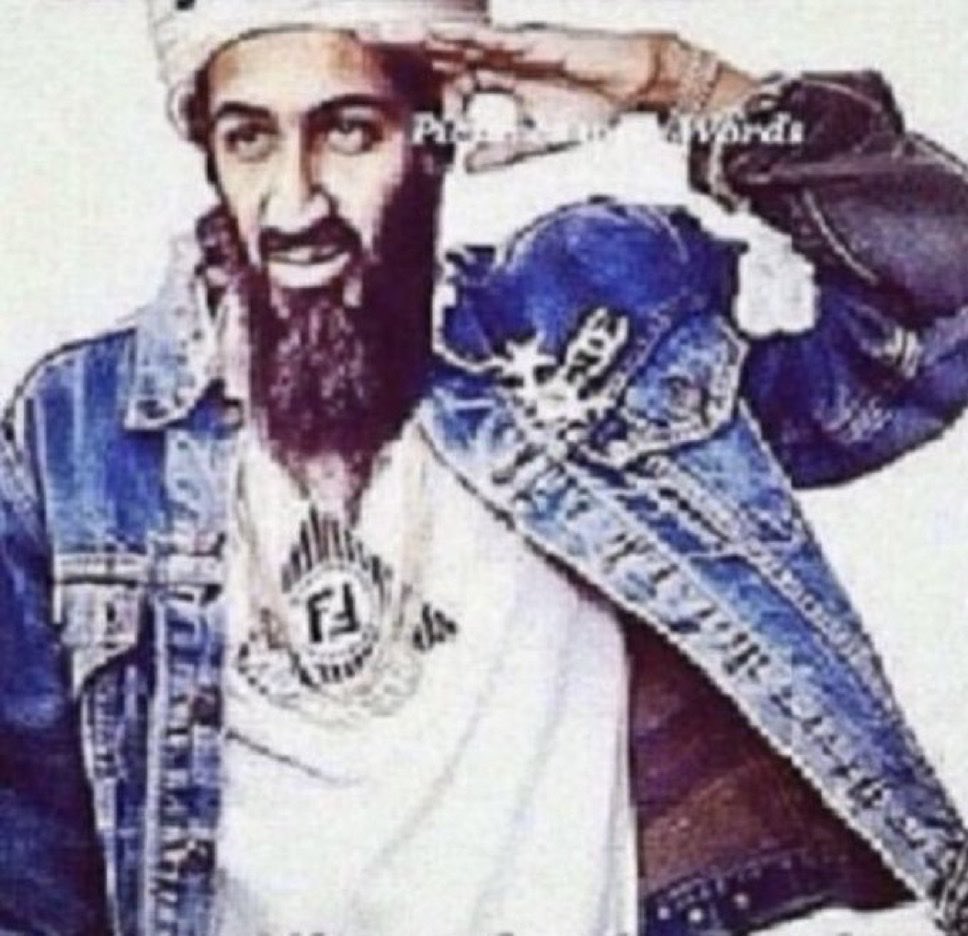 ivy_interlude's tweet photo. no else gon say it but osama bin laden looks like nipsey here https://t.co/i8YdaogQhf