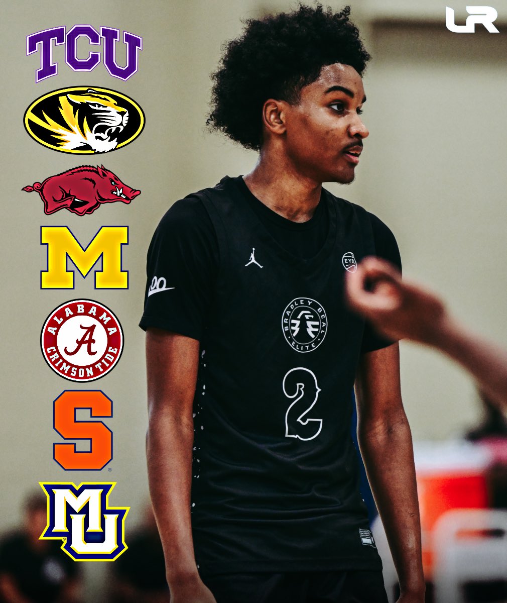 KayserHoops's tweet photo. NEWS: 2027 Top-30 overall prospect Devin Cleveland is making his college announcement on Friday, October 16th, he told @LeagueRDY.

The 6-foot-3 guard cut his list down to seven in late July: Missouri, TCU, Alabama, Michigan, Syracuse, Arkansas, and Marquette.

#29 overall prospect in the @SCNext 100.