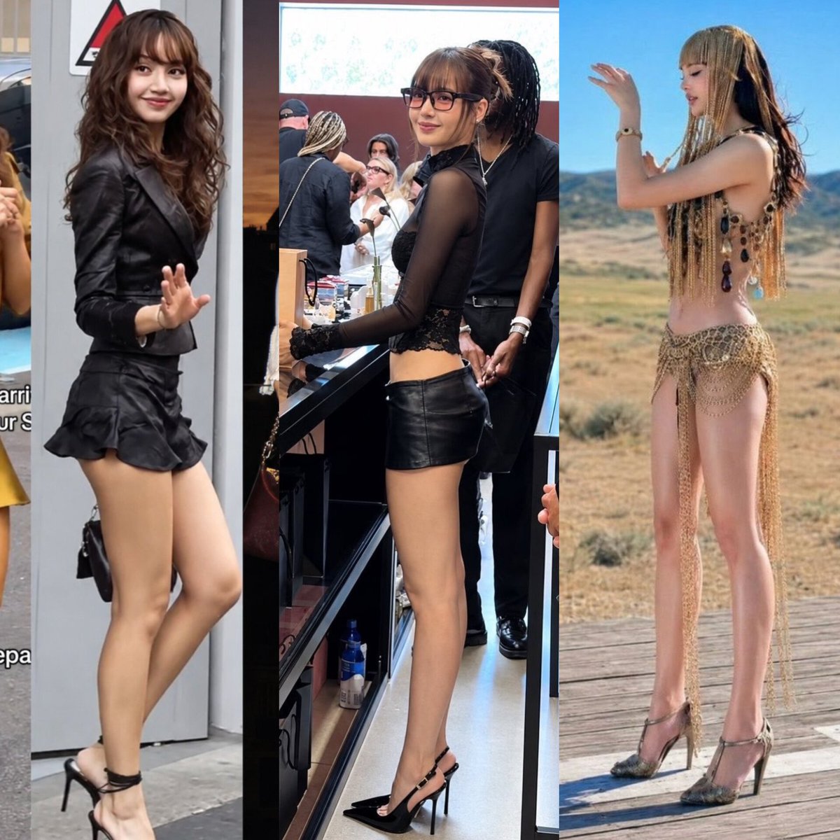 LaIizasCrown's tweet photo. Mind you, YG hated putting Lisa in mini skirts and heels the most when she literally looked this good in them  like??? https://t.co/5xyzmhLkJE
