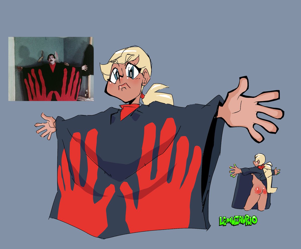 Lemuzaurio's tweet photo. Starla invites you to watch her favorite horror cult movie and "Manos: The hands of fate" starts playing, what's your reaction? https://t.co/ekbJk4RgFd